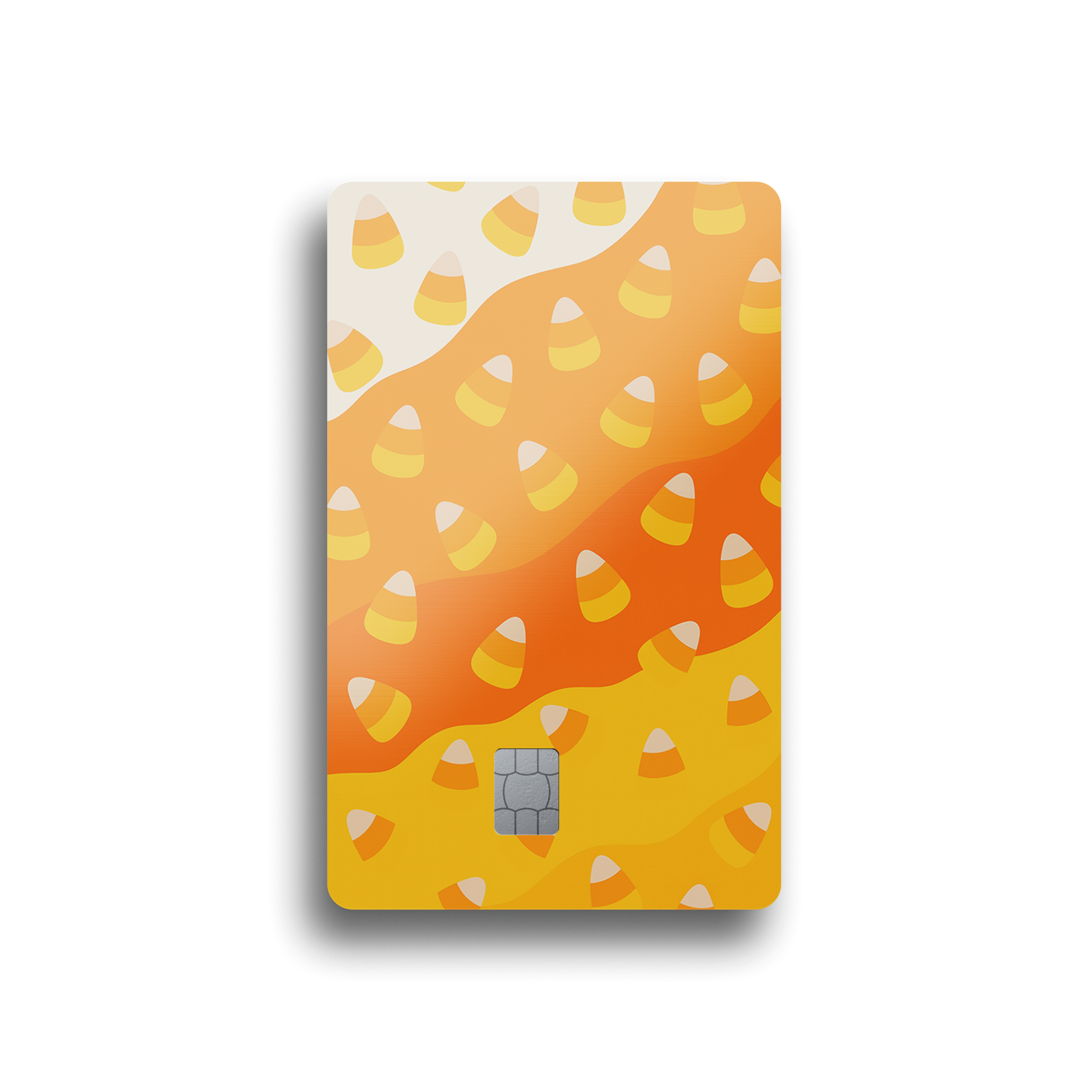 Candy Corn Waves Card Skin